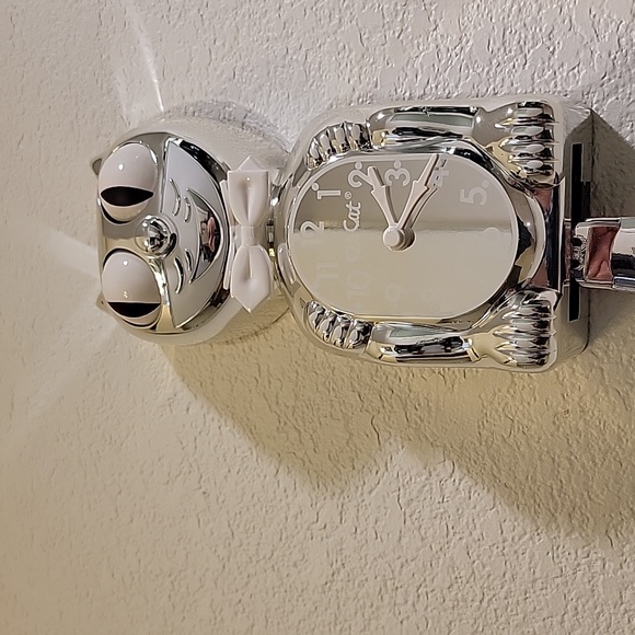 Millennium Kit-Cat Klock Rarest Kit Cat clock Chrome - Picture 3 of 5